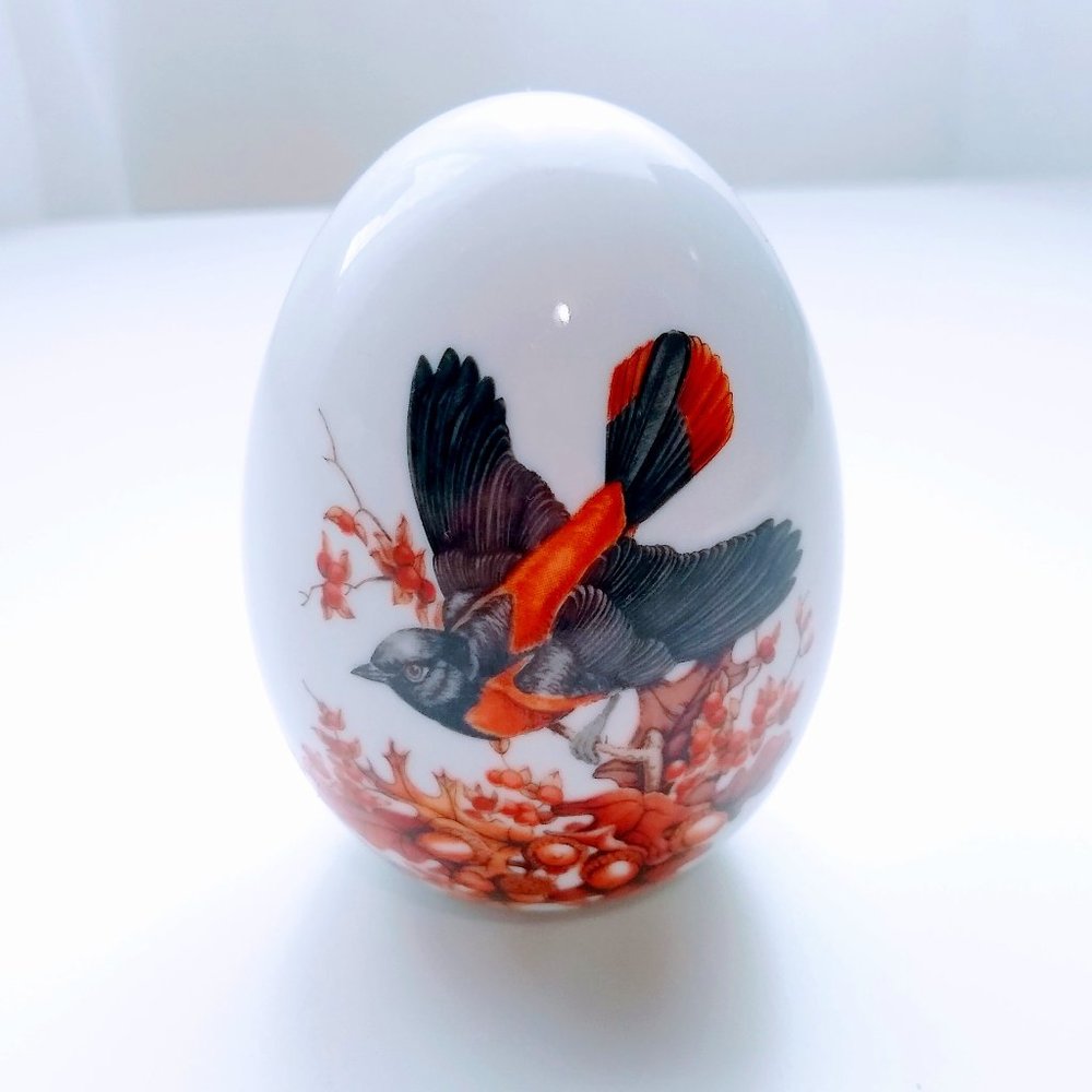 AVON FOUR SEASONS PORCELAIN EGGS - AUTUMN - Picture 2 of 6